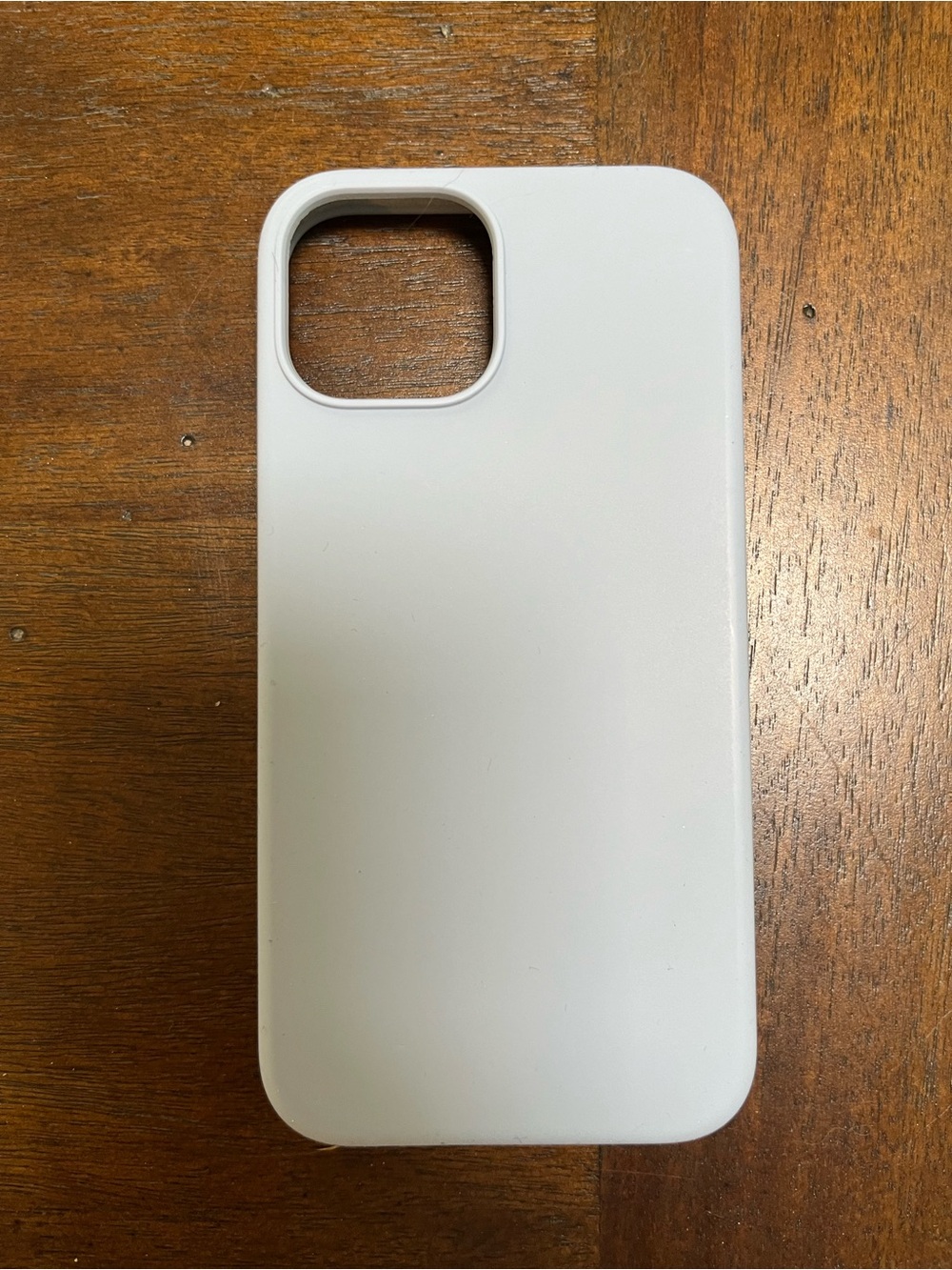 Gray Silicone Phone Case for iPhone 13 mini